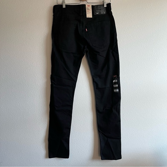 Levi’s 512 slim jeans black NWT - Picture 4 of 5